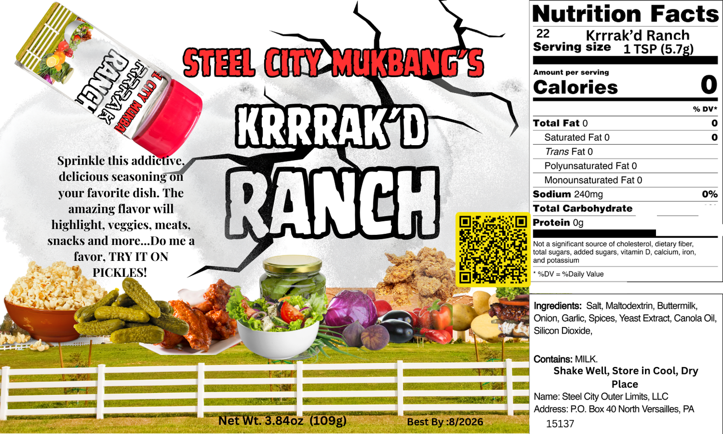 Krrrak'd Ranch... LIMITED SUPPLY